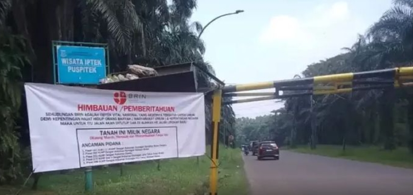 Tutup Permanen Jalan Penghubung Kota Tangsel dan Bogor, Ini Penjelasan BRIN