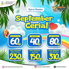 Buruan Ambil Promo September Ceria di 3 Wahana Permainan ini 