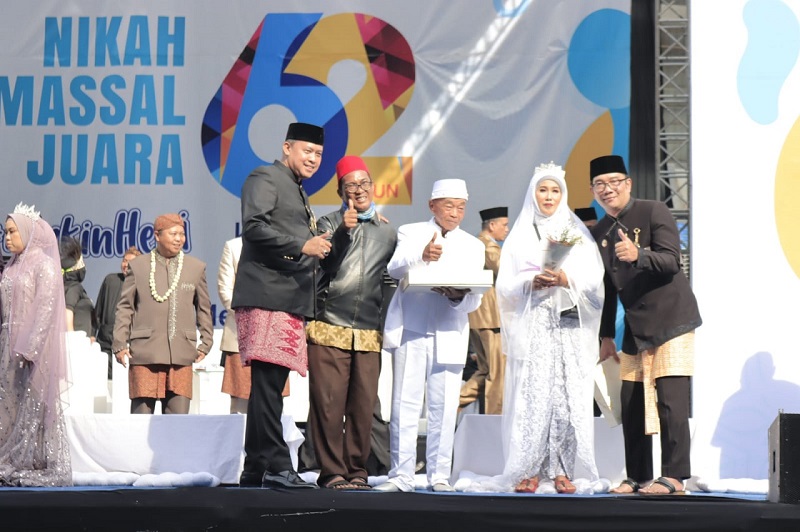 Plt. Wali Kota Bekasi Apresiasi Nikah Massal Juara, Persembahan Ridwan Kamil untuk Masyarakat Kota Bekasi