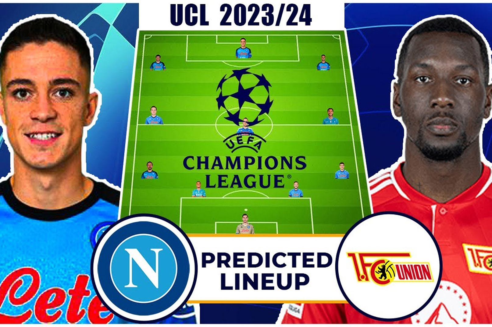 Prediksi Napoli Vs Union Berlin Liga Champions 9 November 2023, H2H Serta Link Streaming