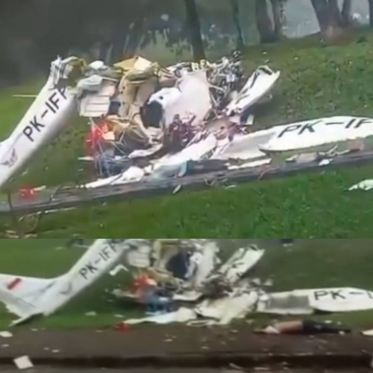 Terungkap Identitas Korban hingga Kronologi Jatuhnya Pesawat Cessna 172 PK-IFP di BSD Serpong