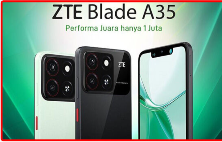 ZTE Blade A35, Hp Keren di Bawah 1 Jutaan, Kantong Tipis Bukan Halangan!