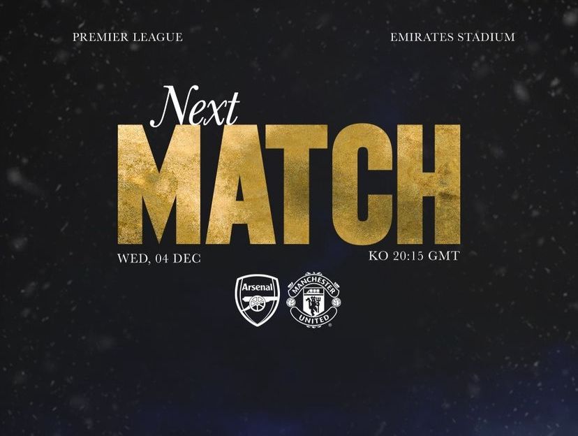 Prediksi Big Match Arsenal v Manchester United 5 Desember 2024, Ujian Perdana Ruben Amorim di Emirates Stadium