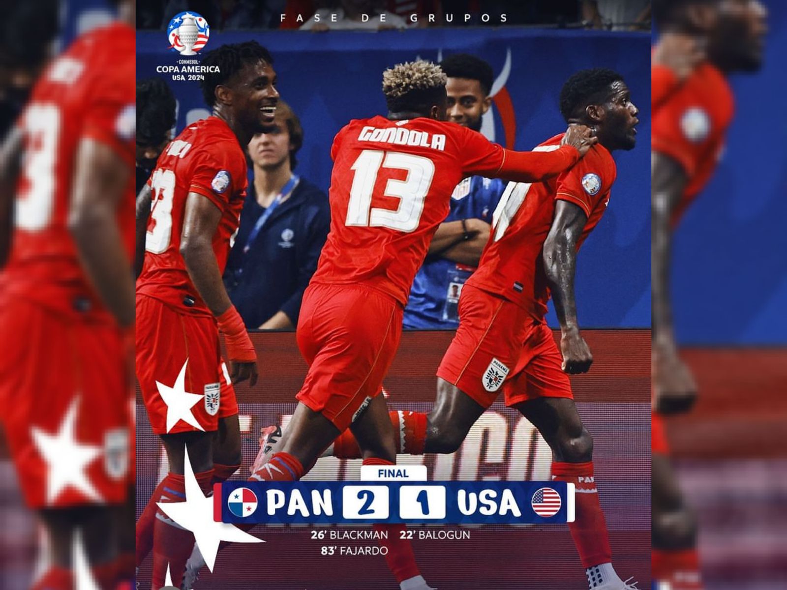 Hasil Copa America 2024 Panama vs Amerika Serikat: Drama 2 Kartu Merah, Los Canaleros Menang 2-1 