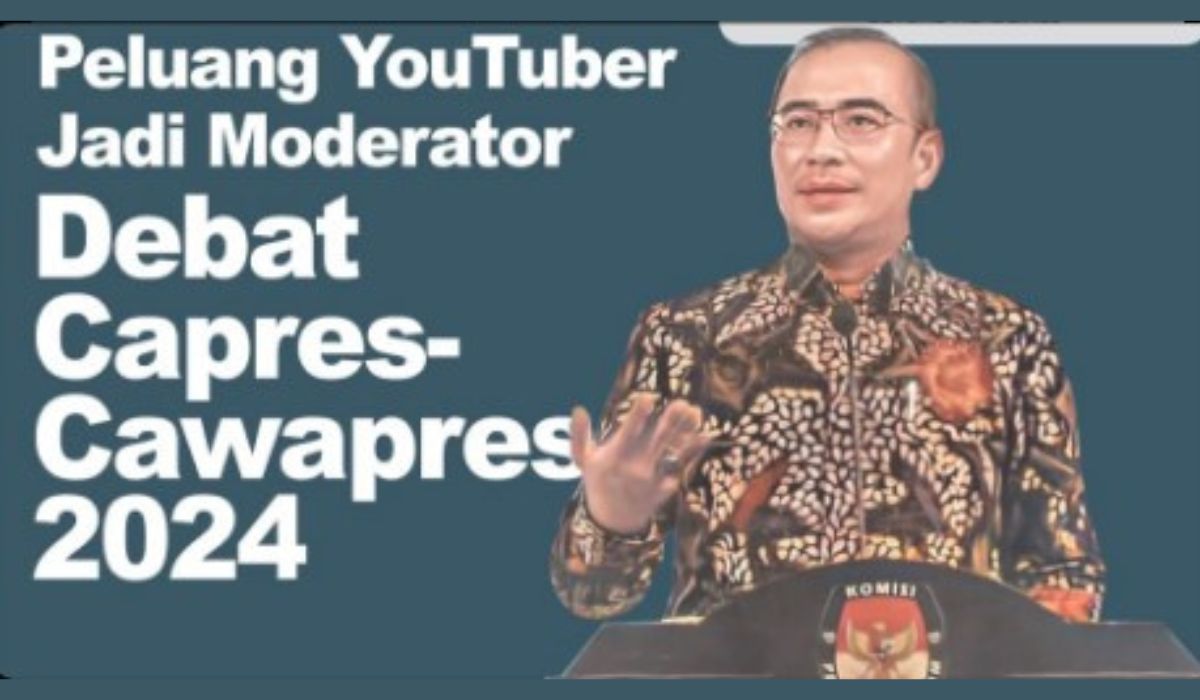 KPU Buka Peluang Bagi Youtuber dan Konten Kreator untuk Menjadi Moderator Debat Capres Cawapres di Pilpres 2024
