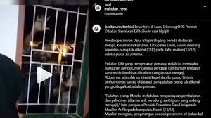  Orang Tak Dikenal Serang Ponpes, Para Santriwati Kocar-Kacir Karena Pelecehan