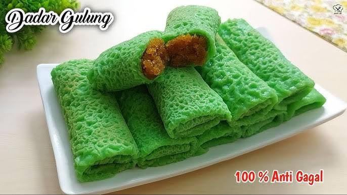 Resep Dadar Gulung. Makanan Tradisional yang Manis dan Mudah Dibuat