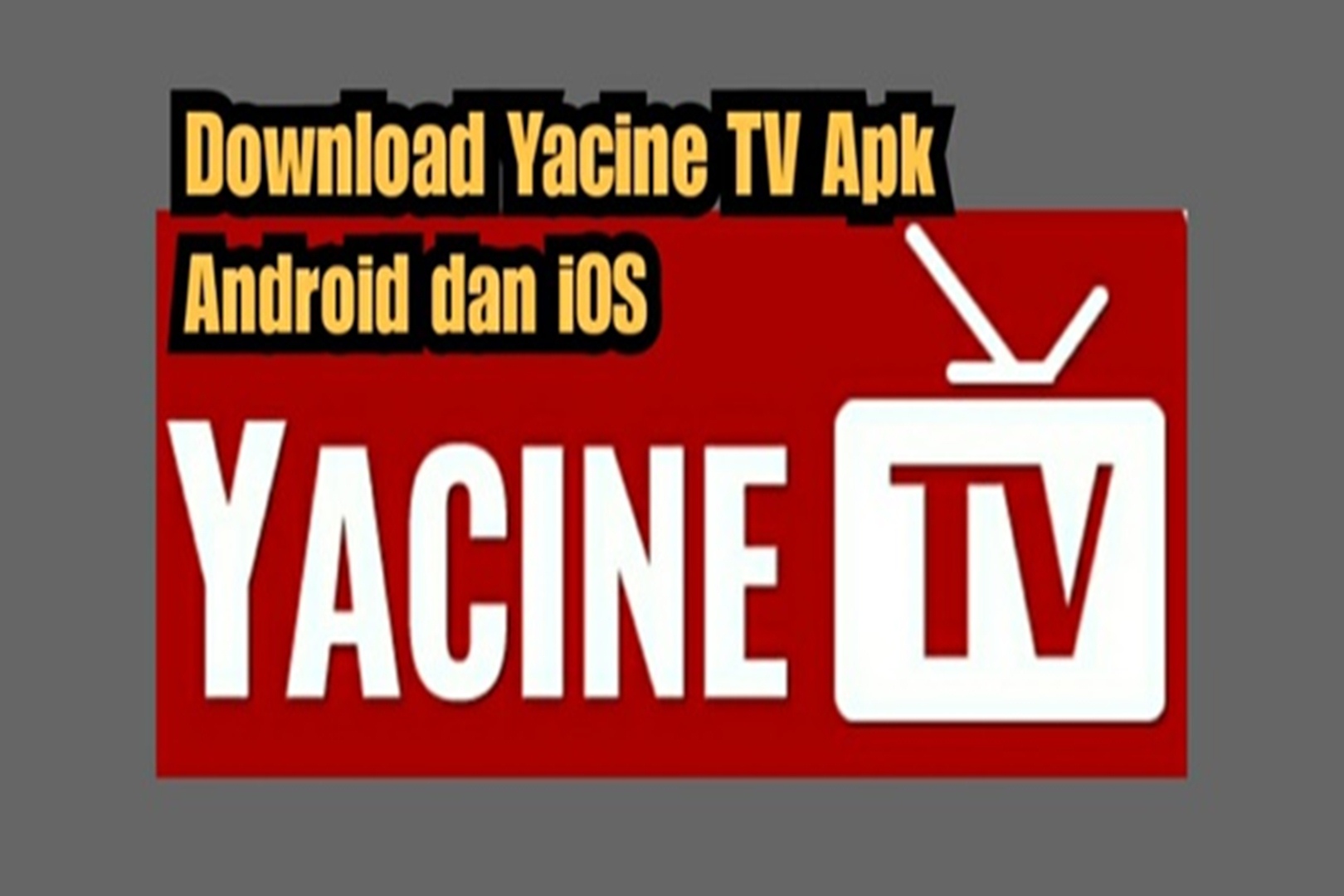 Streaming Bola Gratis dengan Yacine TV Pro APK Downloader