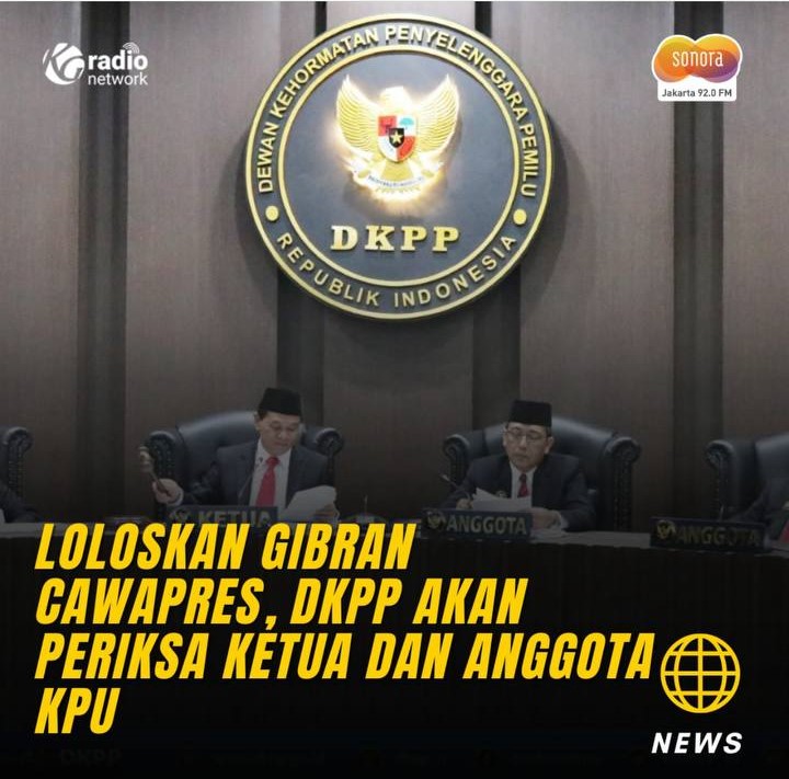 Semua Jajaran KPU Diperiksa DKPP Terkait Loloskan Gibran Rakabuming ...