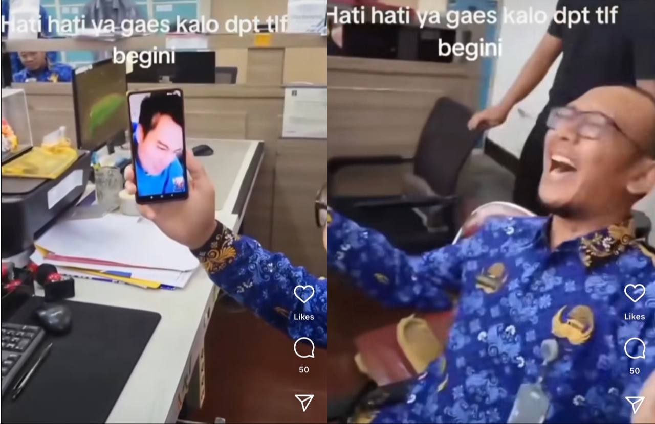 Viral! Momen Pelaku Penipuan Video Call Pakai Wajah Baim Wong, Endingnya Malah Salah Sasaran 