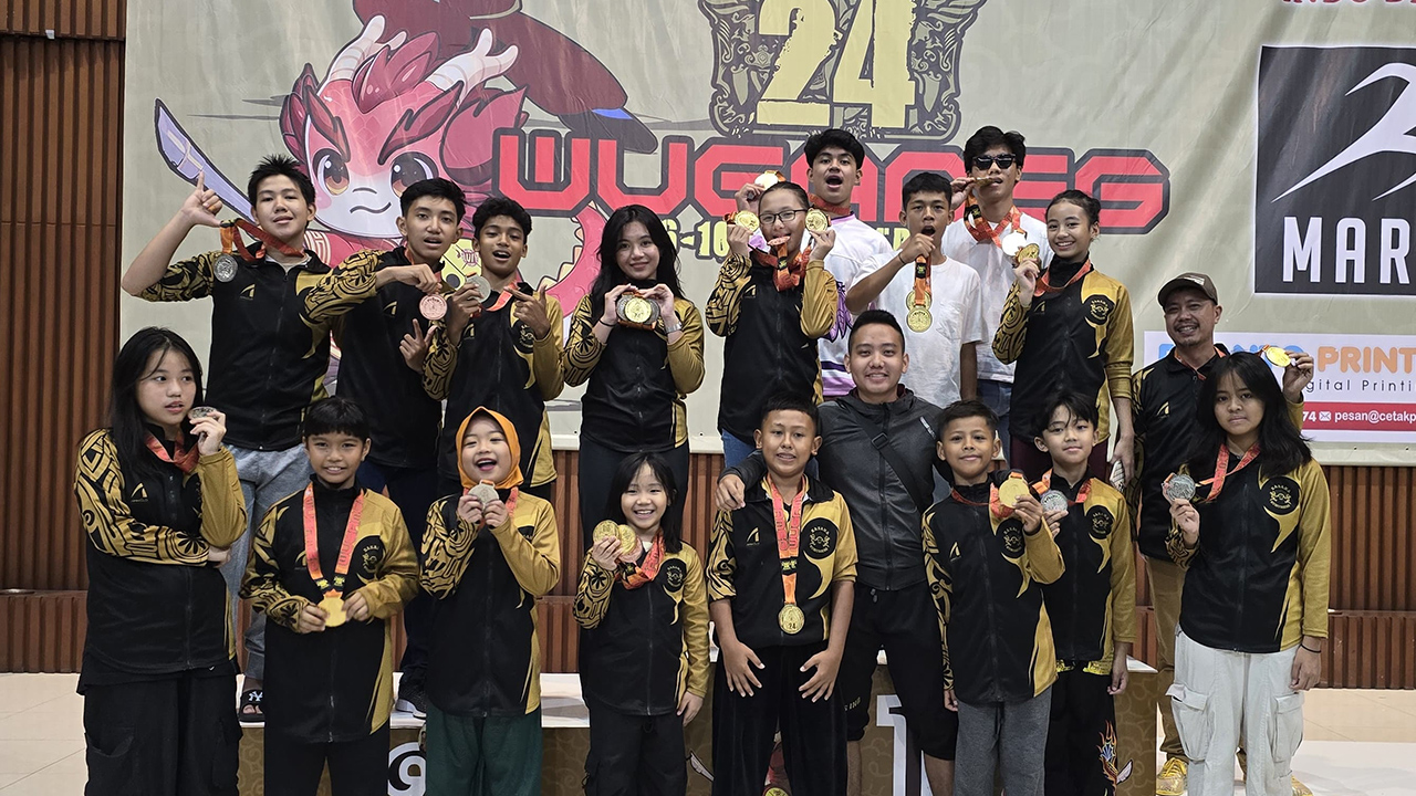 Wushu Saburai Lampung Luar Biasa Rebut Posisi 4 Besar Wugames UI