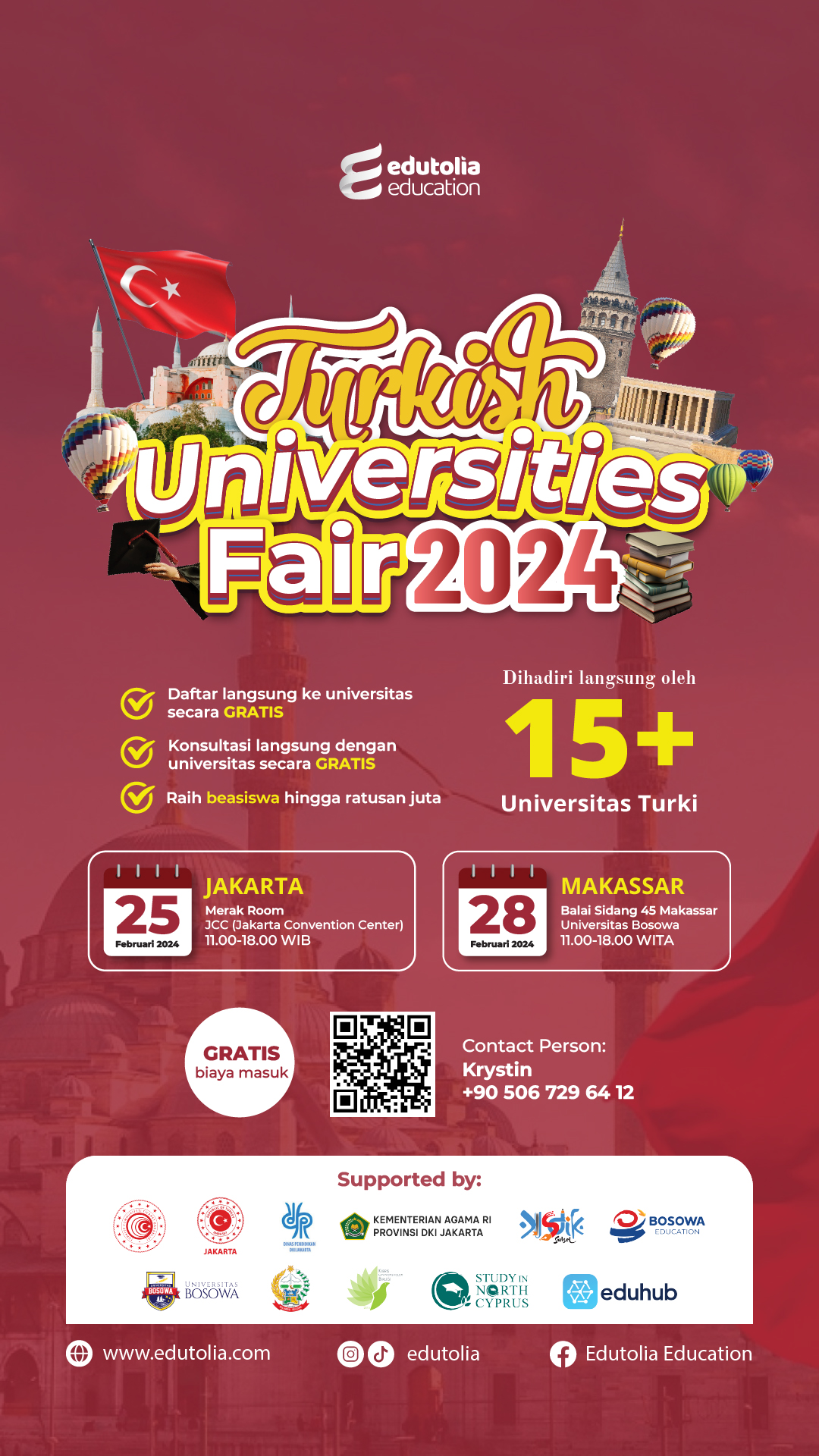 Turkish Universities Fair 2024 Hadir di Indonesia, Tawarkan Pendidikan Tinggi Luar Negeri Berkualitas 