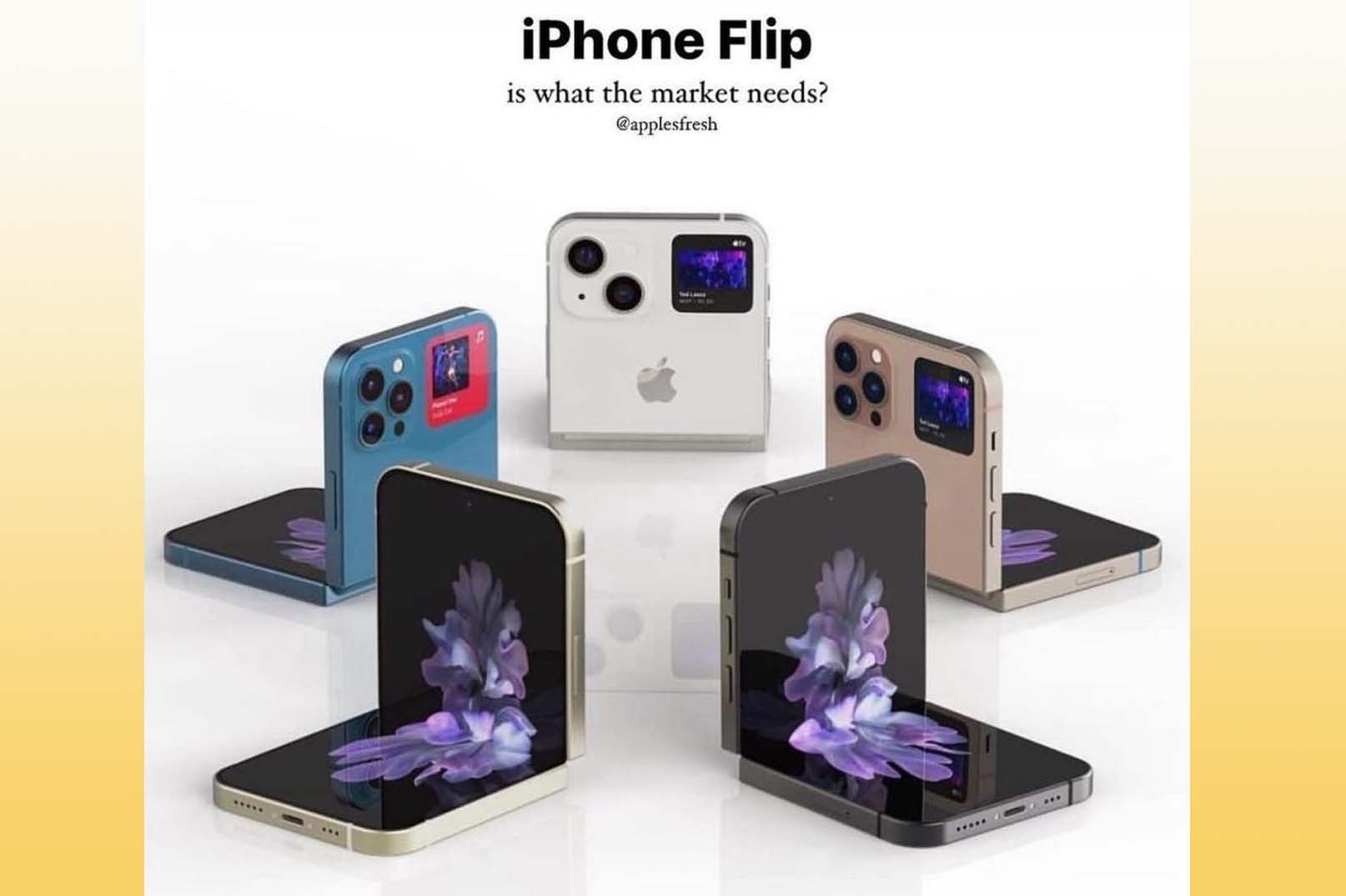 Apple Dirumorkan Ingin Keluarkan iPhone Flip 