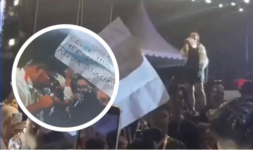 Viral! Momen Istri Sah Spill Suaminya yang Diduga Selingkuh Saat Nonton Konser dan Berada di Lokasi yang Sama