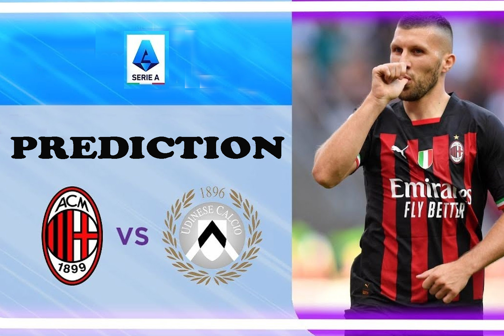 Prediksi Liga Italia AC Milan Vs Udinese 5 November 2023, Head To Head Serta Susunan Pemain