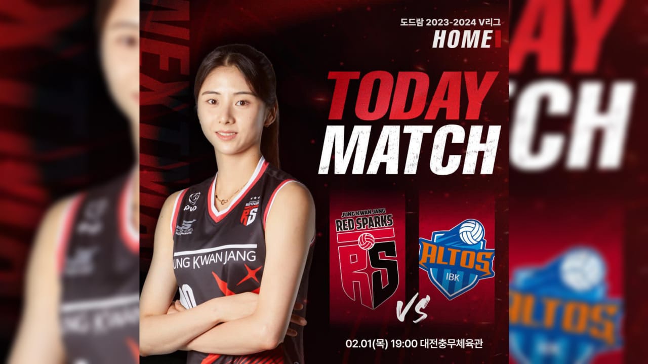 Link Live Streaming Red Spark vs IBK Altos Liga Voli Putri Korea Selatan Putaran Kelima