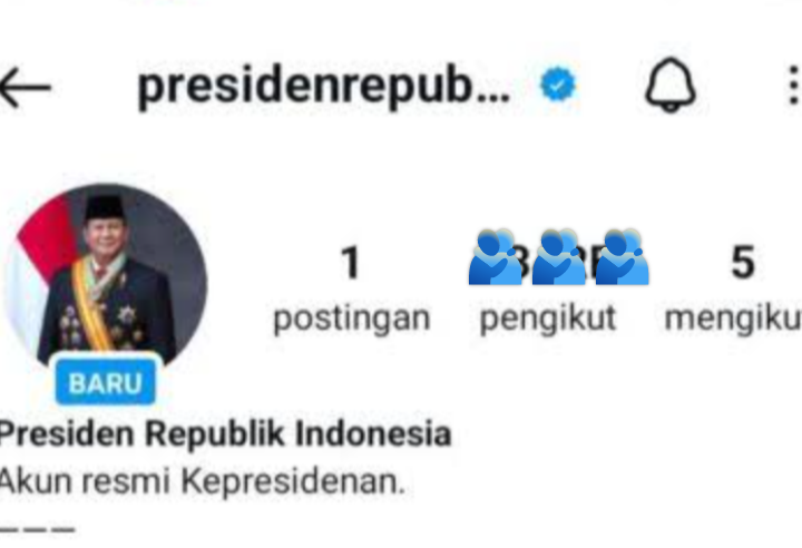 Akses Global! Istana Rilis Akun Instagram Resmi Presiden RI dan Republik Indonesia