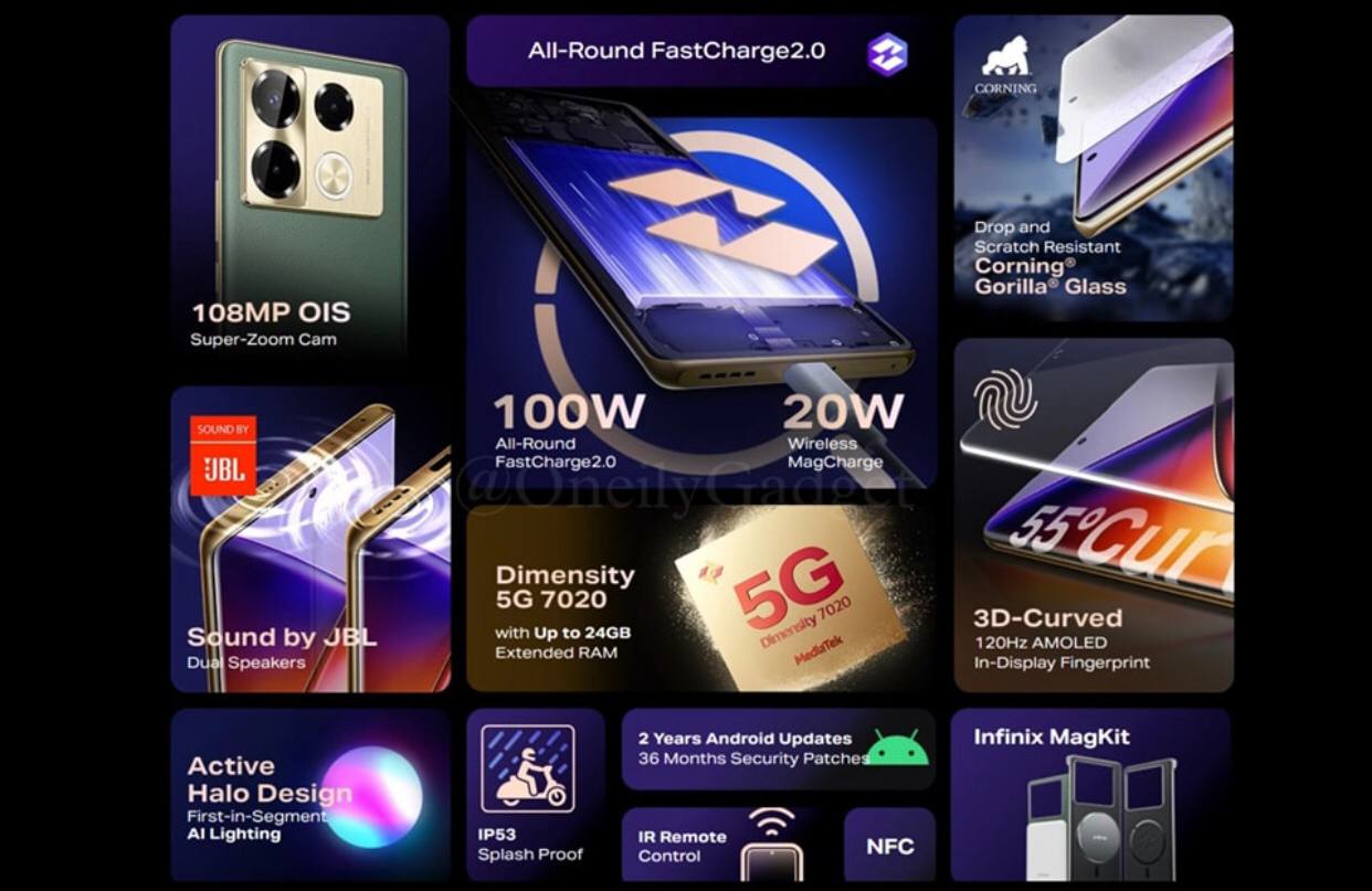 Review Infinix 40 Note Series, HP Gaming Rp2,5 Jutaan Ditenagai Chipset Cheetah X1
