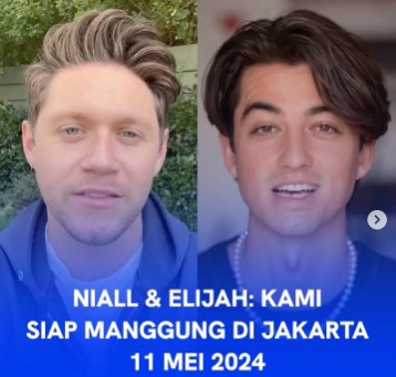 Niall Horan dan Elijah Woods Bakal Gemparkan Jakarta Besok Dalam Konser 'The Show Live On Tour'