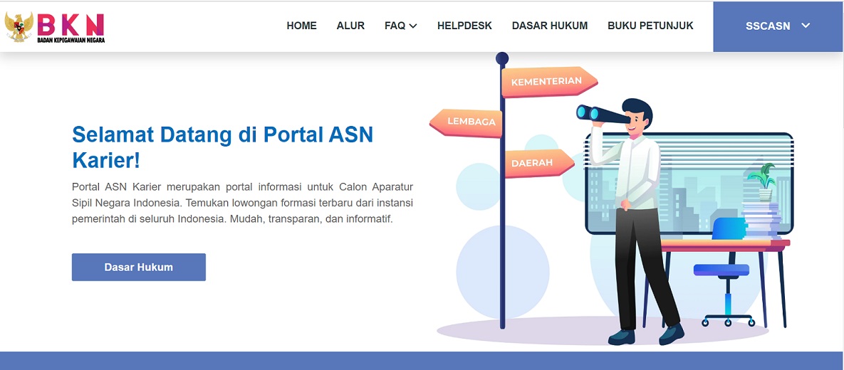 Alur Pendaftaran Seleksi SSCASN untuk CPNS 2023 dari Daftar Akun Sampai Proses Pengumuman