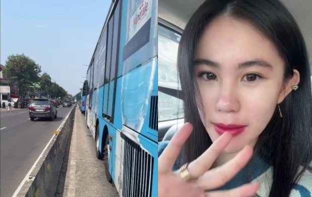 Viral! Mobilnya Terjebak Macet di Jalur Busway, Selebgram Zoe Levana Akhirnya Kena Tilang 