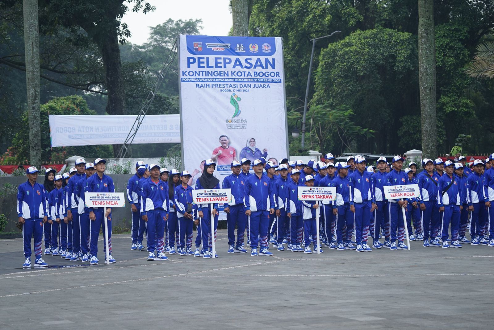 Kontingen POPWIL I Jabar Kota Bogor Siap Bertanding di Kota Depok