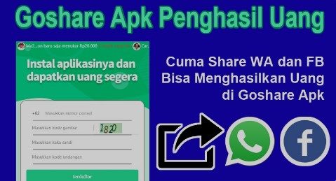 GoShare Whatsapp APK Penghasil Uang Apakah Terbukti Membayar? Simak Cara Kerja APKnya yang 'Menggiurkan'