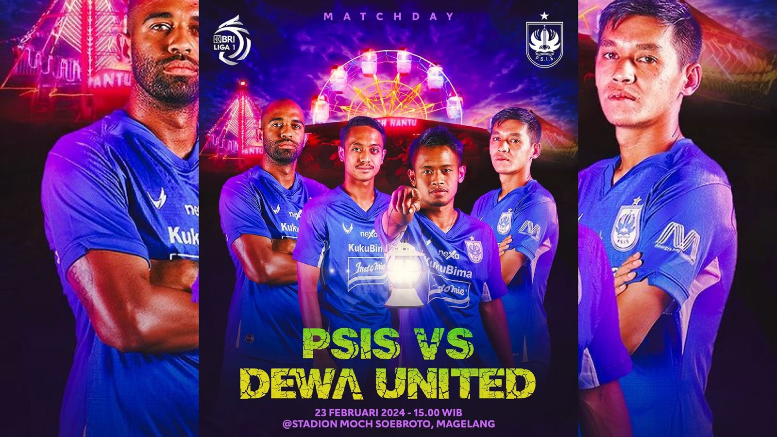 BRI Liga 1 2023-24: PSIS Semarang vs Dewa United 22 Febuari 2024 Serta Live Streaming 