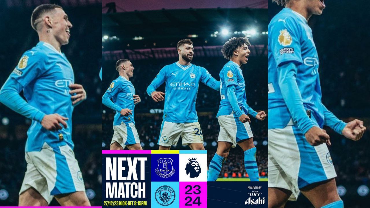 Everton Vs Manchester City Premier League 28 Desember 2023, Prediksi, H2H serta Live Streaming