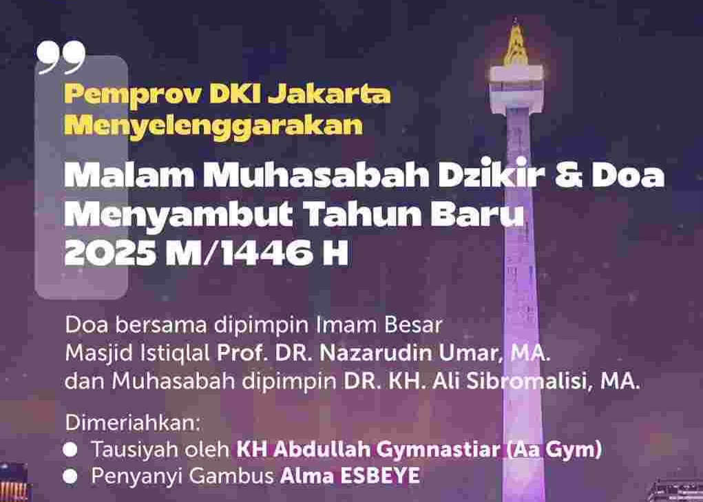 Menag dan Aa Gym Dijadwalkan Hadir pada Malam Muhasabah Tahun Baru di Monas