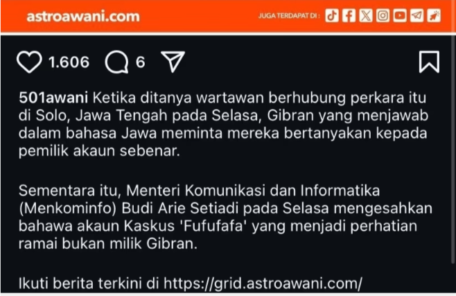 Apa itu Fufufafa? Usaha Pecah Belah Prabowo-Gibran?