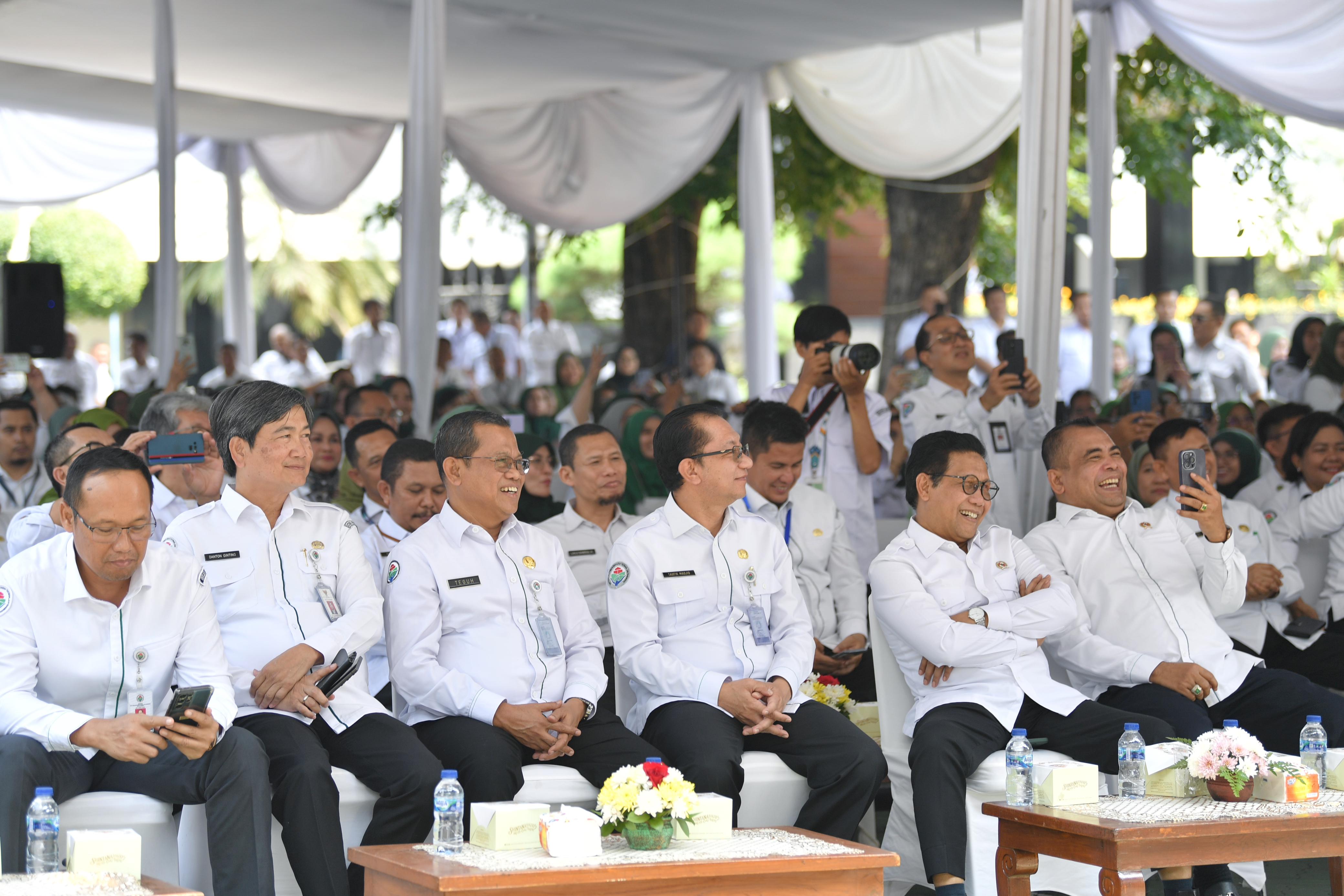 Momen Halal Bihalal, Gus Halim Minta Jajaran Kemendes PDTT Agar Lebih Baik Dalam Menjalankan Kewajiban