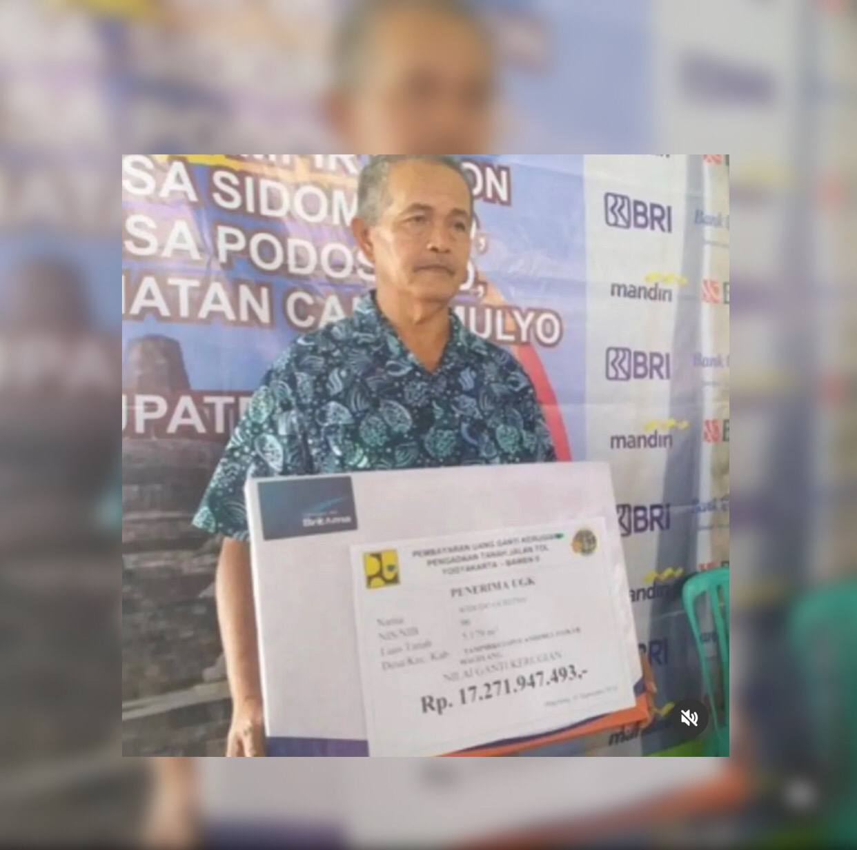 Heboh! Mendadak Miliarder di Usia Senja, Mbah Widodo Dapat Uang Rp17,6 Miliar dari Ganti Rugi Tol Jogja-Bawen