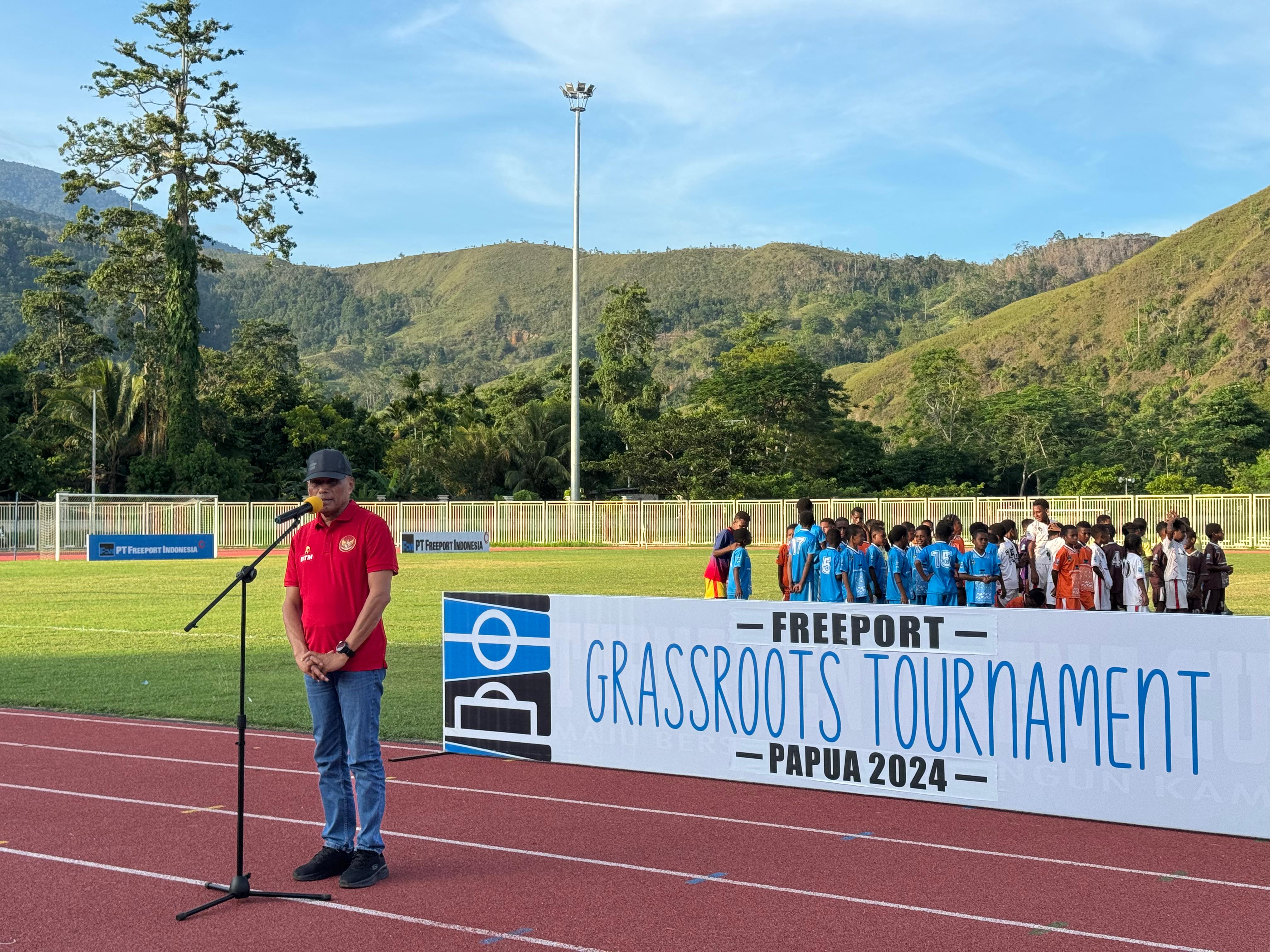 10 Klub Berpartisipasi dalam Freeport Grassroot Tournament 2024 di Jayapura