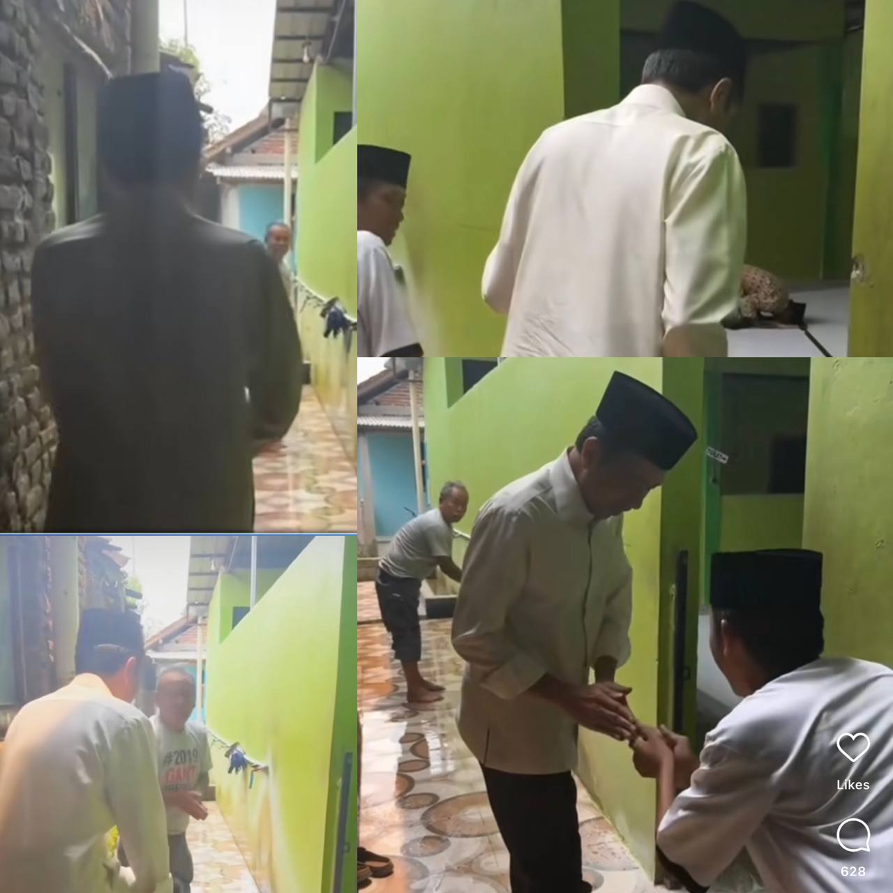 Viral! Momen Jokowi Sholat Jumat di Masjid Kecil yang Terletak Dalam Gang hingga Kagetkan Sejumlah Jamaah 