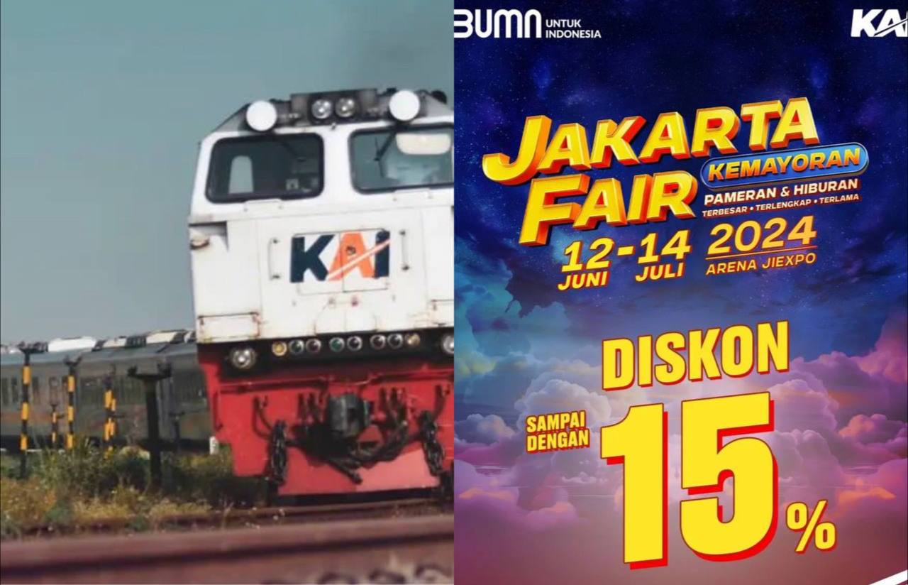 Buruan Serbu! Meriahkan Jakarta Fair KAI Hadirkan Promo Tiket hingga 15 Persen 