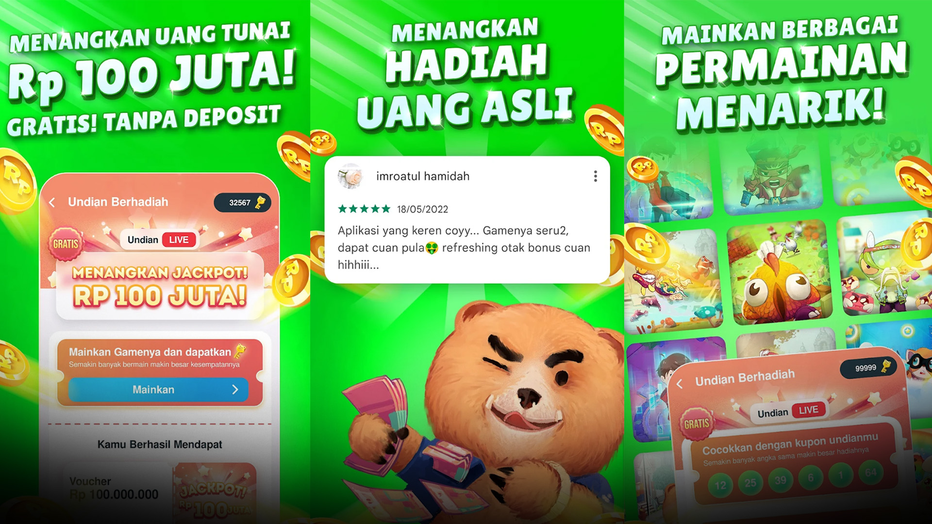 Cobain Yuk, Game Penghasil Uang Gratis Tanpa Top Up