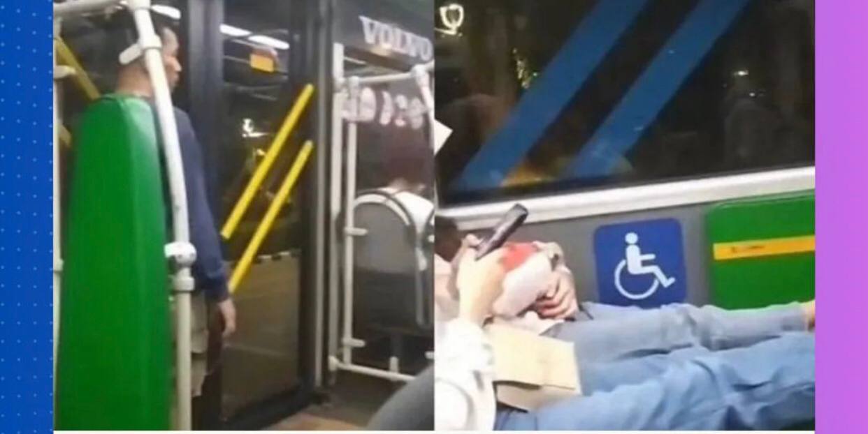 Viral Video 2 Perempuan Selonjorkan Kaki di Bangku Busway Tuai Sorotan Penumpang Lain