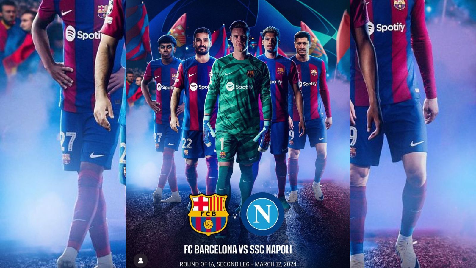 Prediksi Liga Champions Barcelona vs Napoli Leg 2, Link Streaming dan Siaran Langsung 