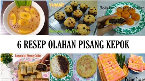 6 Resep Olahan Pisang Kepok Ala Rumahan, Enak, Manis dan Mudah Dibuat 