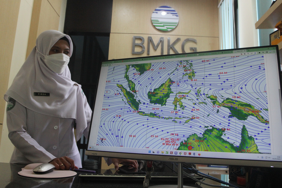 Prakiraan Cuaca BMKG Senin 8 Januari 2024 di Sejumlah Kota di Indonesia