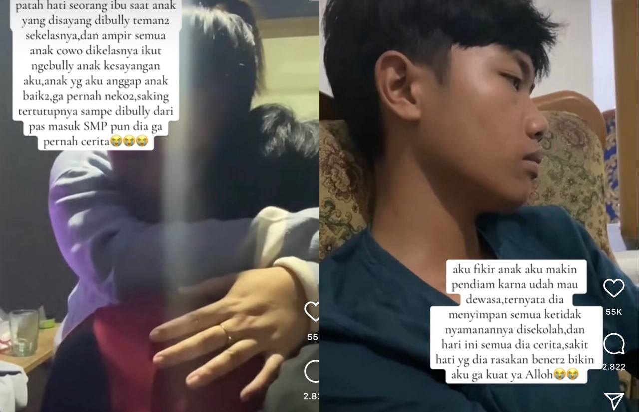 Pilu! Tangis Seorang Ibu Pecah saat Tahu Anaknya Selalu Dibully Teman Sekolahnya, Korban Sering Merenung