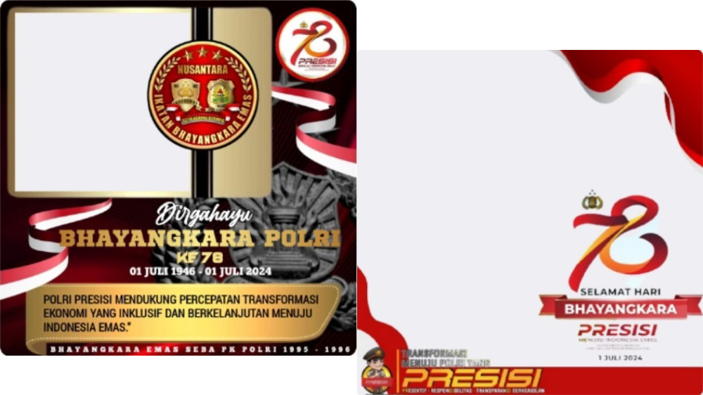 Download Kumpulan Link Twibbon Hari Bhayangkara 2024 ke-78, Cocok untuk Foto Profil!