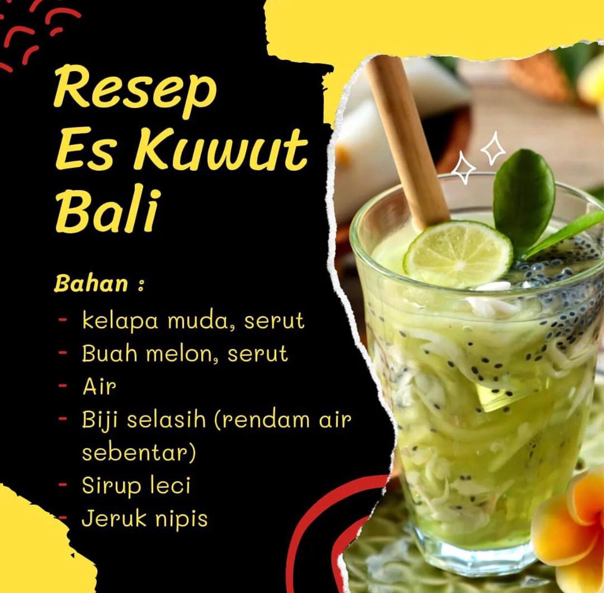 Resep Es Kuwut Bali yang Segar dan Cocok Untuk Lepas Dahaga Setelah Seharian Berpuasa