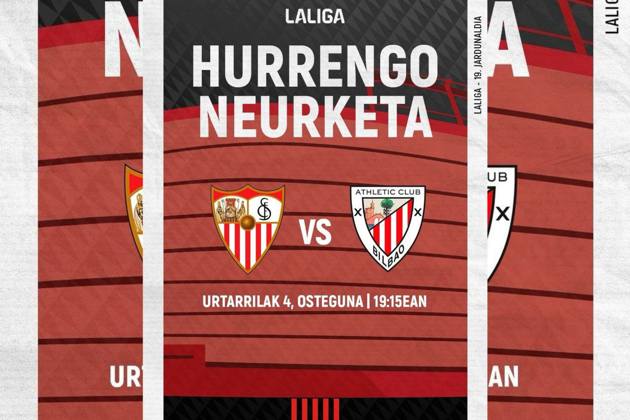 Prediksi Skor Sevilla vs Athletic Bilbao Liga Spanyol 2023-24 Matchday 19, H2H Serta Live Streaming