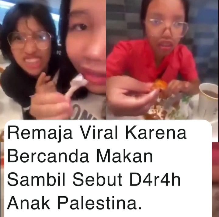 Bocil SMP Ejek Palestina Sambil Makan Produk Pendukung Israel yang Diboikot, Disdik DKI Jakarta Langsung Turun