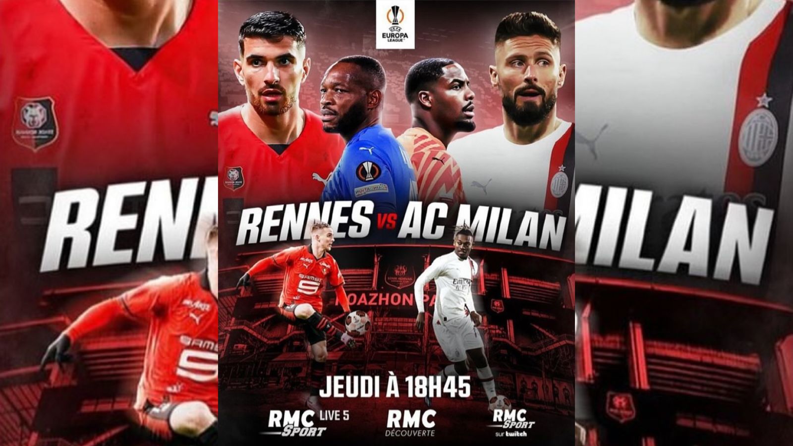 Prediksi Rennes vs AC Milan Liga Europa Leg 2: Rossoneri Optimis Bawa Modal 3 Gol 
