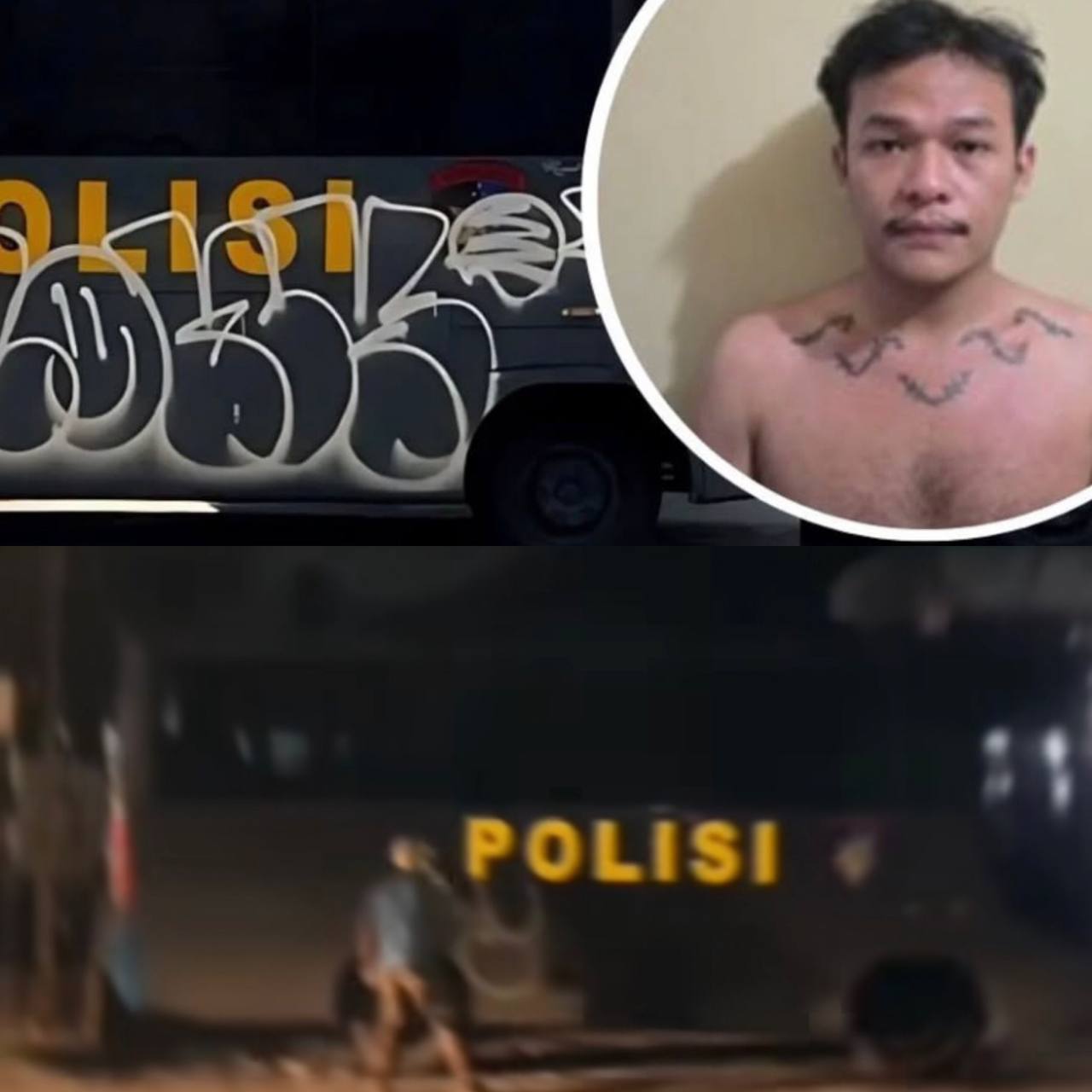 Kesal dengan Polisi, Pemuda di Cirebon Nekat Lakukan Vandalisme pada Bus Polda Jabar