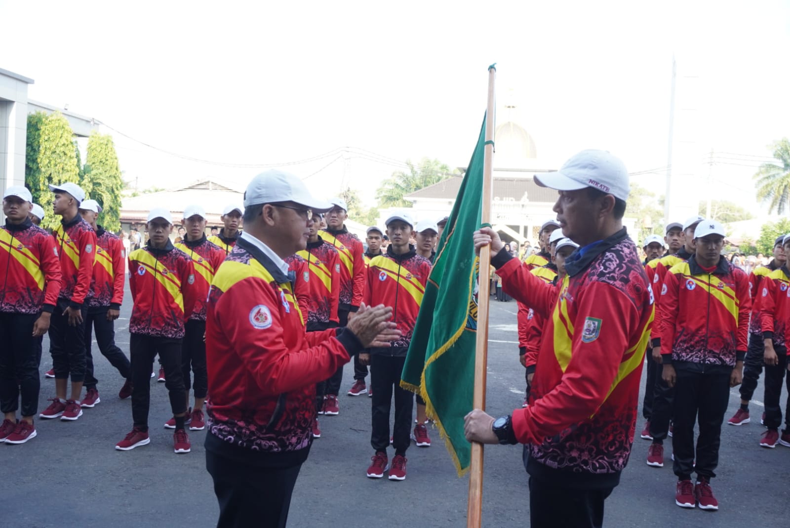 Gubernur Lepas Kontingen Popnas Bengkulu Menuju Palembang 