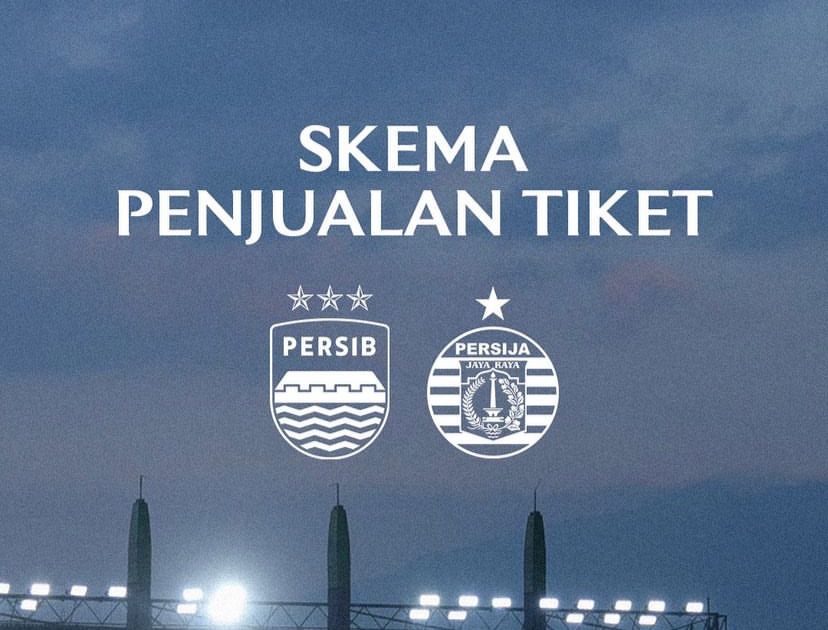 Catat! Begini Skema Penjualan Tiket Persib vs Persija 